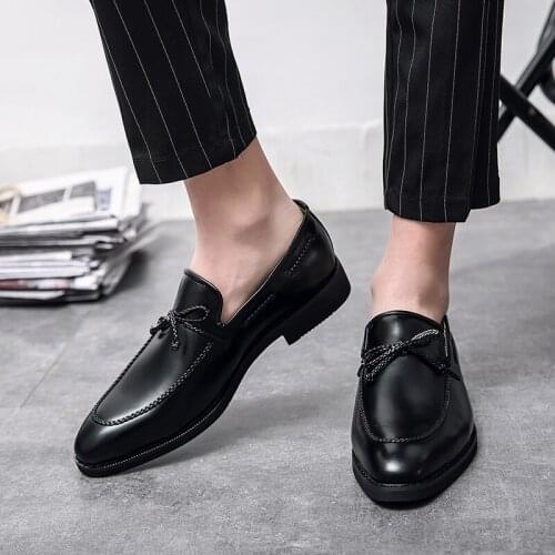 Shoes Men Fashion Mens Leather Loafers Mens Dress Shoes Male Fashion For Men Italian Summer Casual Formal Mules Moccasins