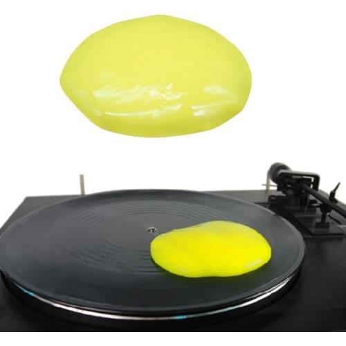 Magic Dust Cleaner For LP Vinyl Record Turntable Cartridge Stylus Cleaning Soft Rubber Slimy Gel