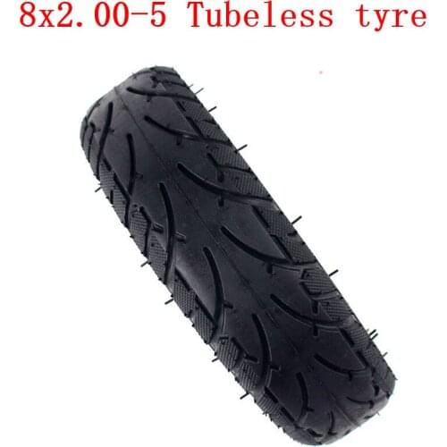High Quality 8x2.00-5 Tubeless Tire Wheel Tyre for Pocket Bike MINI Bike Electric Wheelchair Wheel Motor 8*2.00-5