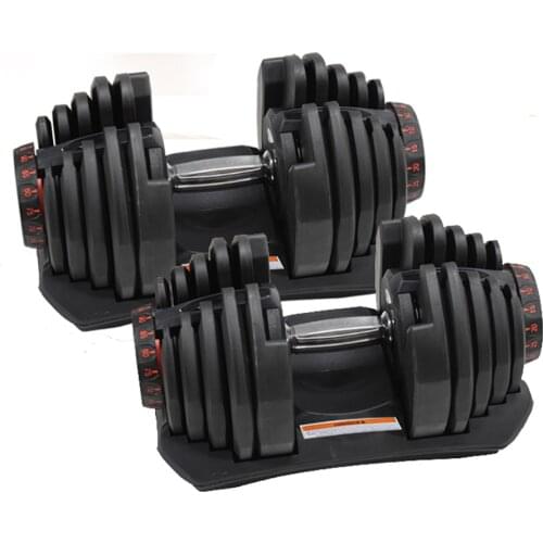 90lbs 1 pcs Adjustable Dumbbell Weight Select Fitness Workout Gym Dumbbells 40kgs Adjustable Dumbbell