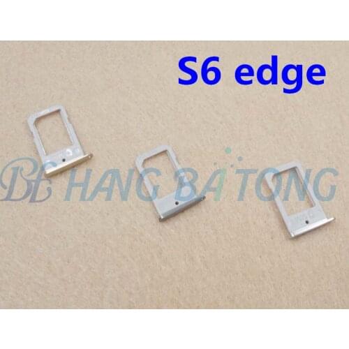 10pcs new original for Samsung Galaxy S6 edge G925 G925F SIM Card Slot SD Card Tray Holder Adapter all color