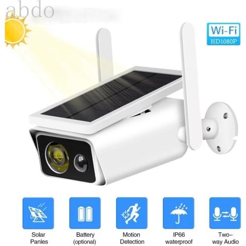 1080P Solar IP Camera Wifi Battery Solar Powered Home Security Camera PIR Video Intercom Low Power Consumpti Surveillance camera