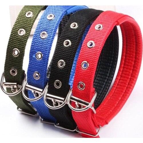 12PCS / LOT Pet Collar Woven Ribbon Lined With PP Pet Foam Dog Collar Leash Pet Supplies