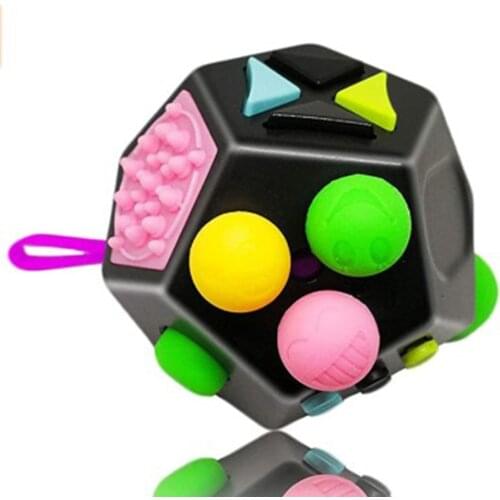 12-Sided Anti Stress Cube Decompression Relieve Dice Anti-anxiety Relieve Anxiety Relief Depression children adults fun Toy