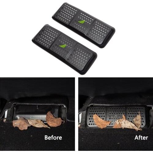 2PCS Air Outlet Protective Cover Rear Car Under Seat for Tesla Model 3 Air Conditioner Vent Outlet Grille Cover