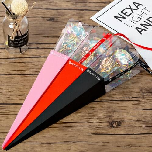 24K Gold Foil Rose Flower Galaxy Mothers Day 2020 Valentines Day Decor 25cm Romantic Valentines Gift