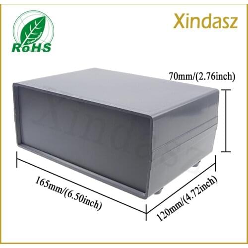 Free shipping 5pcs/Lot 165*120*70mm Electronic Instrument Enclosures Abs Desk Top Cabinet electronics project boxes