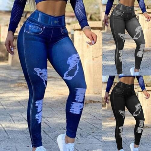 Trousers Fashion High Waist Breathable Elastic Yoga Pants Slimming Fitness Pants High-elastic for Workout
