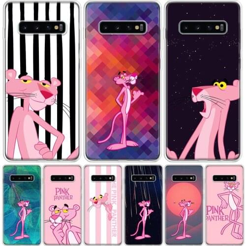 Pink Panther Cover Phone Case For Samsung Galaxy S10 S20 Ultra Note 10 9 8 S9 S8 J4 J6 J8 + Lite Plus Pro S7 Coque