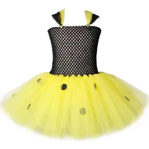 Childrens little bee tutu dress kindergarten festival performance costume skirt girls net gauze tutu skirt suitable for any fig