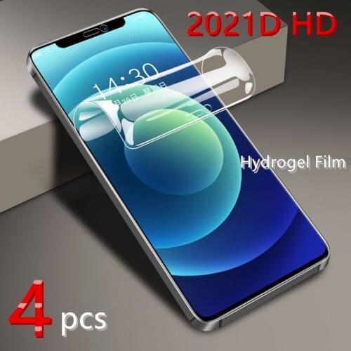 Full Cover Hydrogel Film For iPhone 12 11 Pro XS Max mini Screen Protector For iPhone SE 2020 XR X 7 8 6 s Plus Film Not Glass