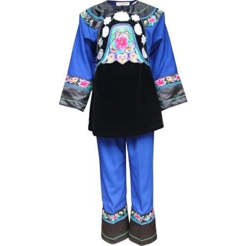 Chinese Folk Hmong Clothes Ethnic Style Embroidery Workwear Daily Miao Clothing Miao Costumes