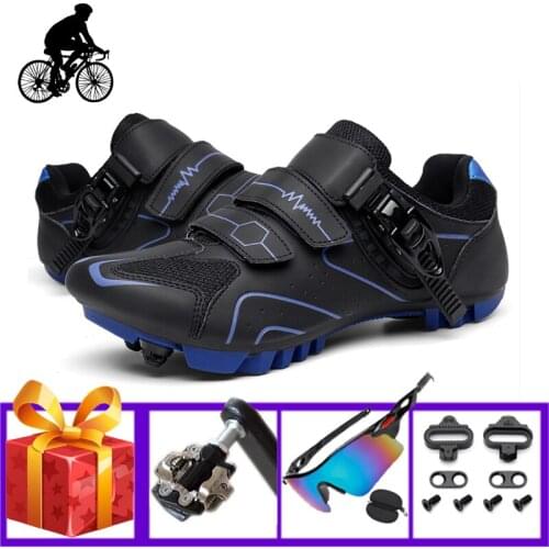 Mtb Cycling Shoes Add SPD Pedals Self-locking Breathable Outdoor Sports Riding Bicycle Footwear Unisex Mountain Bike Sneakers