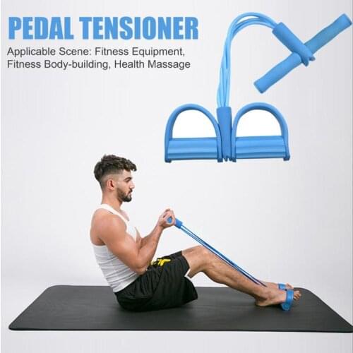 Multifunctional Pull Rope Pedal Pedal Elastic Rope Leg Puller Sit-ups Abdominal Abdomen