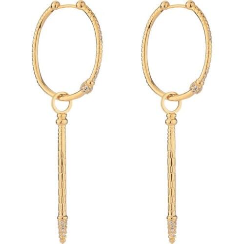 Fashion Simple Designer Drop Earrings Jewelry For Women High Quality Female Earring Unusual Gifts For The New Year