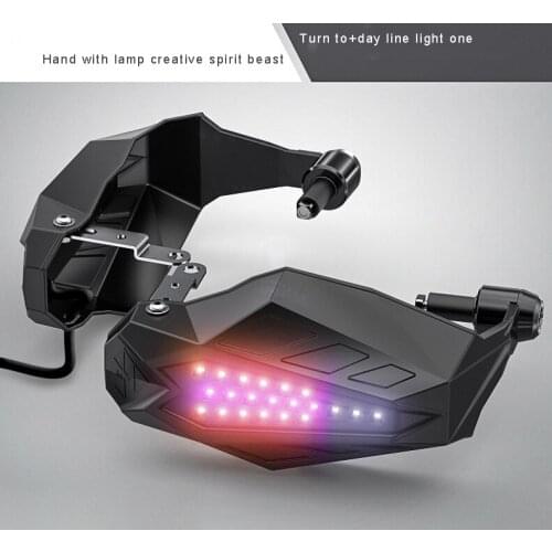 Motorcycle Windproof handguards Glowing Accessories For bmw r1200rt honda steed honda crf kawasaki ninja 650 2017 victory vegas