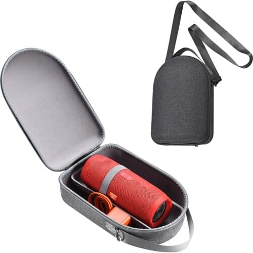 Newest Hard EVA Outdoor Travel Case for JBL Charge3 Charge 3 Wireless Bluetooth Speaker Storage Bag Cover (With Belt)