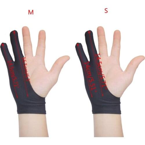 2 Fingers Drawing Glove Anti-fouling Artist Favor Any Graphics Painting Writing Digital ablet For Right And Left Hand Q1JC