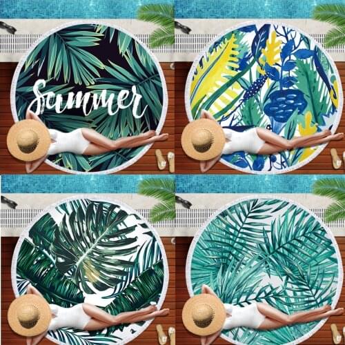 Banana leaf tropical plant Beach towel large beach towels microfiber towel beach towel Yoga mat Bath towel Sea beach towel