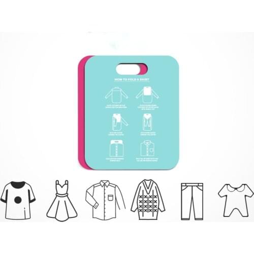 1pc Household Cloth Folding Board Child/Adult Clothes Folder Closet Organizer Clothing Folders Board Organizer Laundry Storage