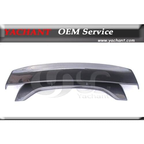 Car-Styling Carbon Fiber CF Rear Trunk Spoiler Wing Fit For 08-14 R35 GTR CBA DBA VS Hyper Narrow Style Rear Wing w/ Base 1520mm
