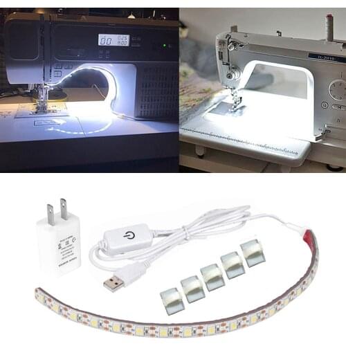 Sewing Machine LED Light Strip Light Kit 11.8inch DC5V Flexible USB Sewing Light 30cm Industrial Machine Working LED Lights