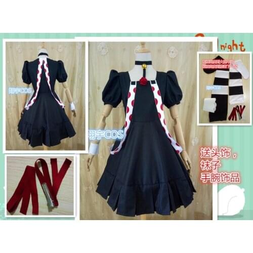 Tokyo Ghoul Cartoon Anime cosplay JUZO SUZUYA REI Halloween Womens dress Man Woman costume Dress+headdress+wrist+socks