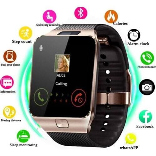VBDK DZ09 Watches Mens 2021 Sport Watch Electronic Clock Support TF SIM Card Camera SMS Call Women Smartwatch for Android Phone