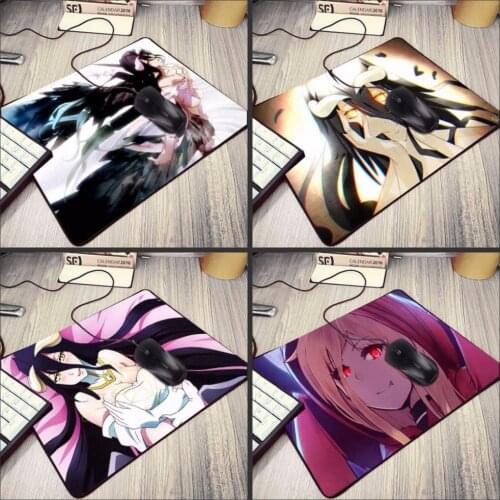 Mairuige High Quality Overlord Anime Laptop Computer Speed Mousepad Size for 18*22CM 25*20CM 25*29CM Gaming Rubber Mousepads