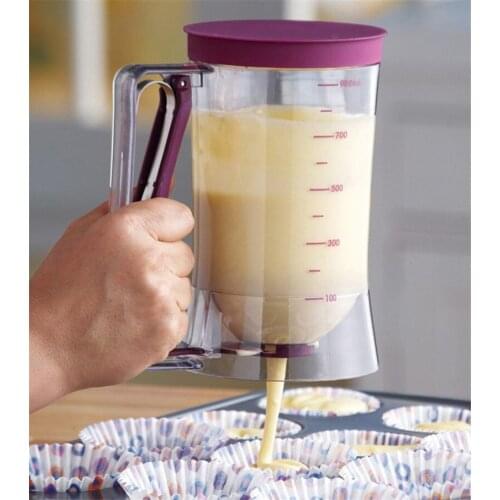 1 Set New Cupcakes Pancakes Cookie Cake Muffins Waffles Batter Dispenser Cream Speratator Measuring Cup Baking Tools LIXYMO