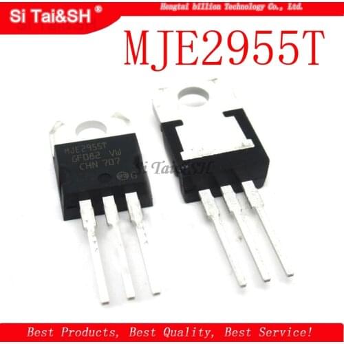 10pcs/lot MJE2955T MJE2955 TO-220 PNP Power Transistors
