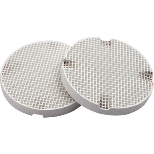 2pcs/Set Dental Ceramic Tray Honeycomb Round Firing Trays With 20 Zirconia Ceramic Pins For Sintering Dental Lab Equipment