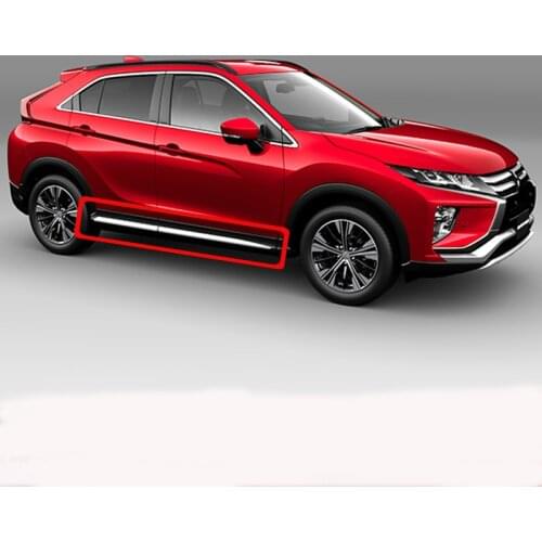 ACCESSORIES For Mitsubishi Eclipse Cross 2017-2019 CHROME ABS DOOR SIDE LINE GARNISH BODY TRIM STRIP