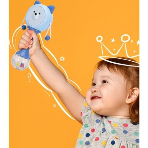 Baby Rattle Toys Rabbit Hand Bells Mobile Infant Pacifier Newborn Early Educational Toys 0-12M Kid Teether Toy Soft Rattle