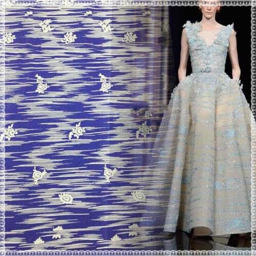 French Net Lace Fabric Latest African lace fabric with embroidery mesh tulle lace fabric