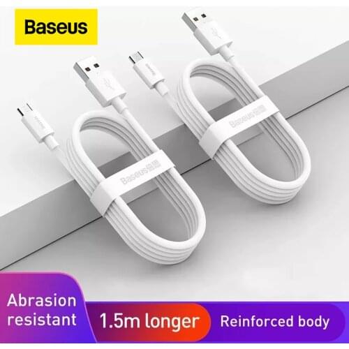 Baseus Micro USB Cable 2.1A Fast Charging Data Charger Cables for Samsung S6 S7 Edge Xiaomi Huawei MP3 Android Micro USB Cord