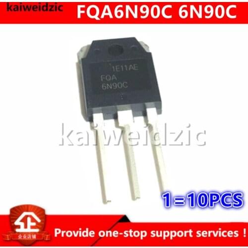 Kaiweikdic New imported original FQA6N90C 6N90C 6A/900V TO-3P N-Channel MOS FET triode triode Integrated circuit chip
