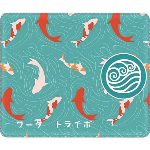 Water Tribe KOI Awesome Mouse Pad Avatar The Last Airbender Non-Slip Mat Pads Rubber Computer Keyboard Desk Pad