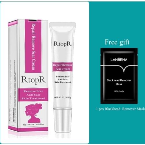 RtopR Acne Scar Stretch Marks Remover Cream Skin Repair Face Cream Acne Spots Acne Treatment Blackhead Whitening Cream Skin Care