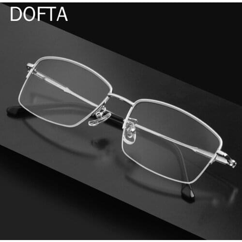 DOFTA β Titanium Myopia Glasses Frame Men Square Eyewear Male Classic Optical Prescription Eyeglasses Frames 5276