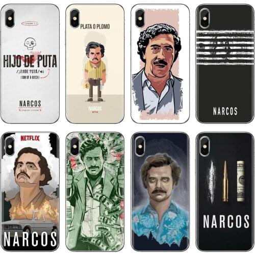 Soft Cases Cover Narcos TV series Pablo escobar For Huawei Y6 Y5 2019 For Xiaomi Redmi Note 4 5 6 7 8 Pro Mi A1 A2 A3 6X 5X 7A