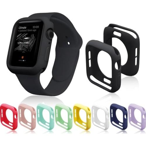 ZiYan Candy Color Soft TPU Case For Apple Watch SE 6/5/4/3/2/1 38MM 40MM Protective Case For iwatch Series 42MM 44MM Watch Case