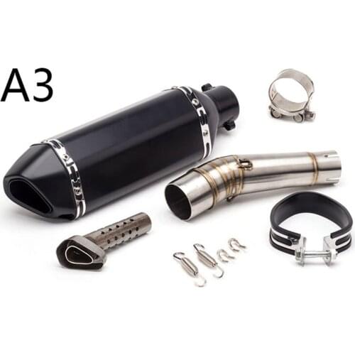 NC700 NC750X Motorcycle Exhaust Middle Mipe for HONDA NC700X Exhaust Modified Full System Exhaust Middle Pipe DB Killer