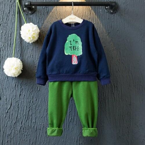 2017 New Baby Boy Girl Pants Suit,long Sleeved Sweatshirt +Long Pants 2pcs Casual Sports Suits,kids Children Outfits