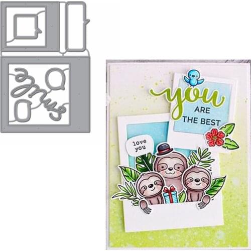 Bubble Dialog In Frame Metal Cutting Dies Stencils Bubble Dialog In Frame Die Cut For Card Making DIY New2019 Crafts Cards