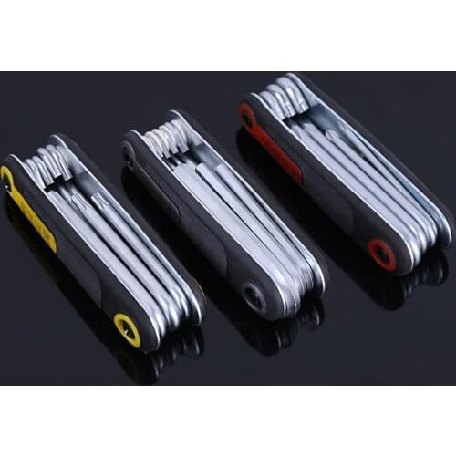 8 In 1 Torx/Hex Allen Wrench Phillips/Slotted Portable Allen Key Folding Combination Tools Multi-function Inner Hexagon Spanner