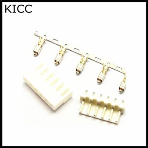 VH3.96 3P Straight pin Connecting terminal VH 3.96mm 3Pin Connector Plug+Socket+Metal reed 10Sets