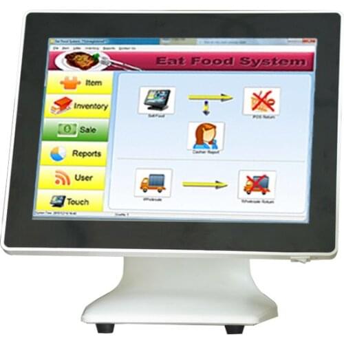 High quality cash register POS system for retailers pure screen 15 inch touch screen POS machine POS terminal fanless cashier