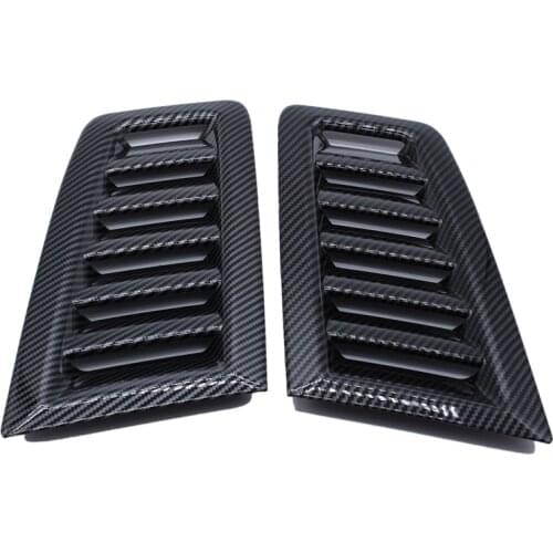 2Pcs Car Front Engine Hood Bonnet Vents Louver Hood Air Outlet Universal for Ford Focus MK2 ST for Mustang