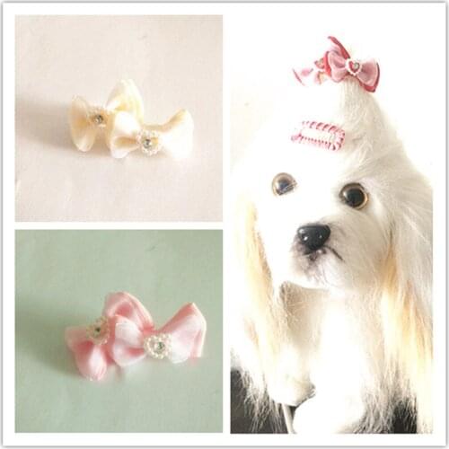 Pet Cats Grooming Accessories Clips Pet Dog Cat dog grooming Beauty Supplies Bows Hairpin Pet Hair Clips 50pcs/lot